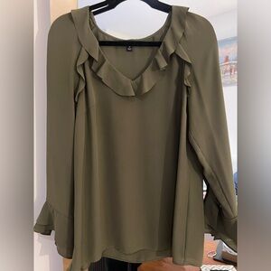 Banana Republic Ruffle Blouse